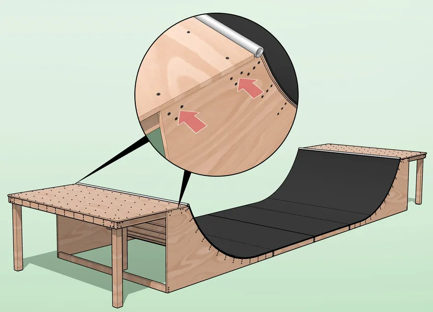 Как построить халфпайп или рампу