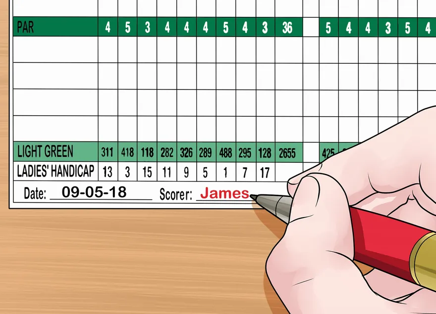 Как читать гольф-карту