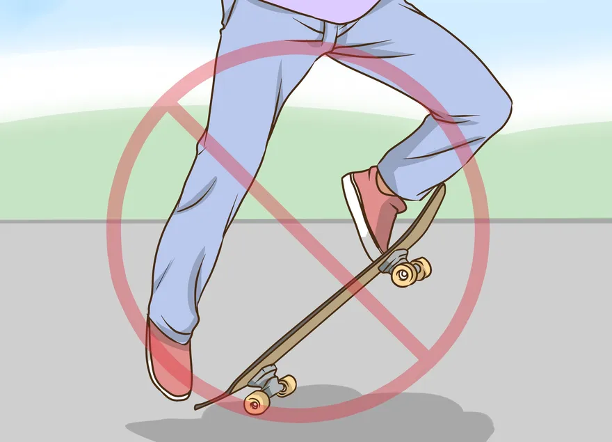 Как стоять на скейтборде