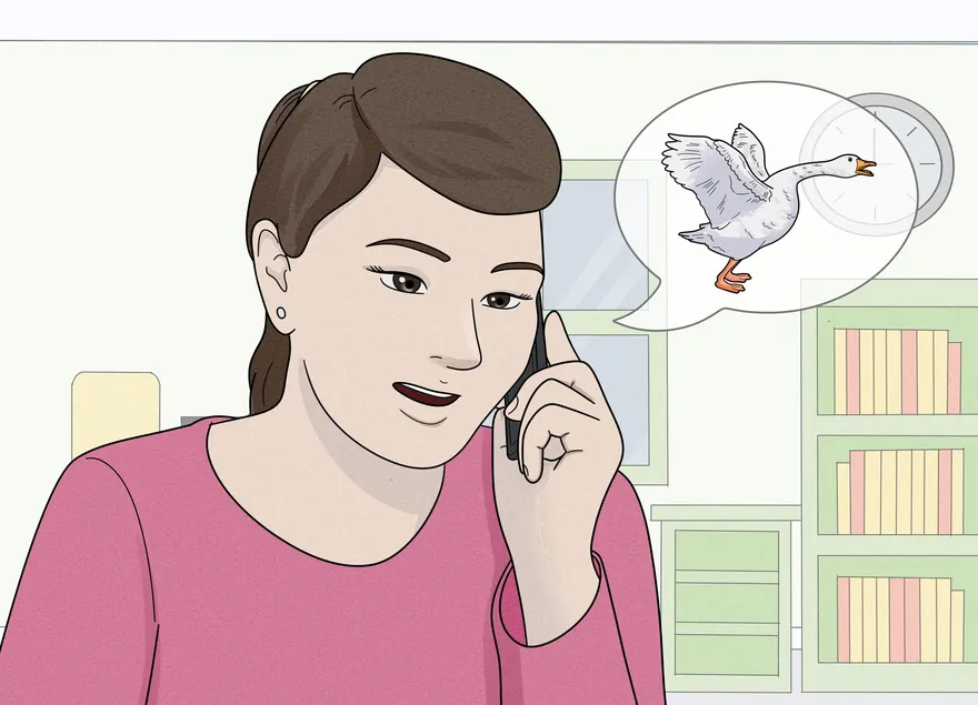 Как остановить нападение гуся