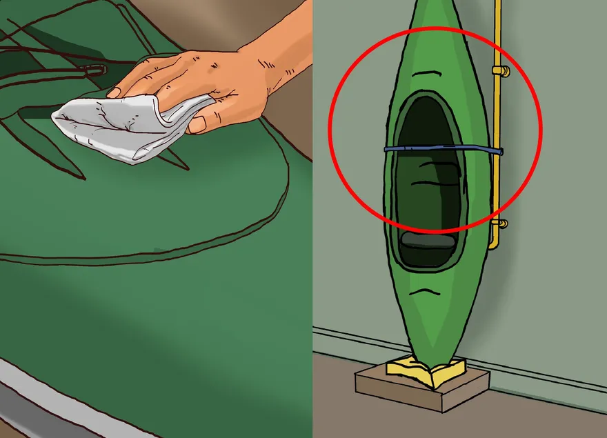 Как хранить байдарку
