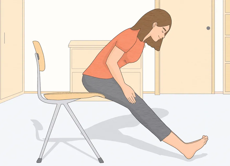 Как привести ноги в тонус сидя