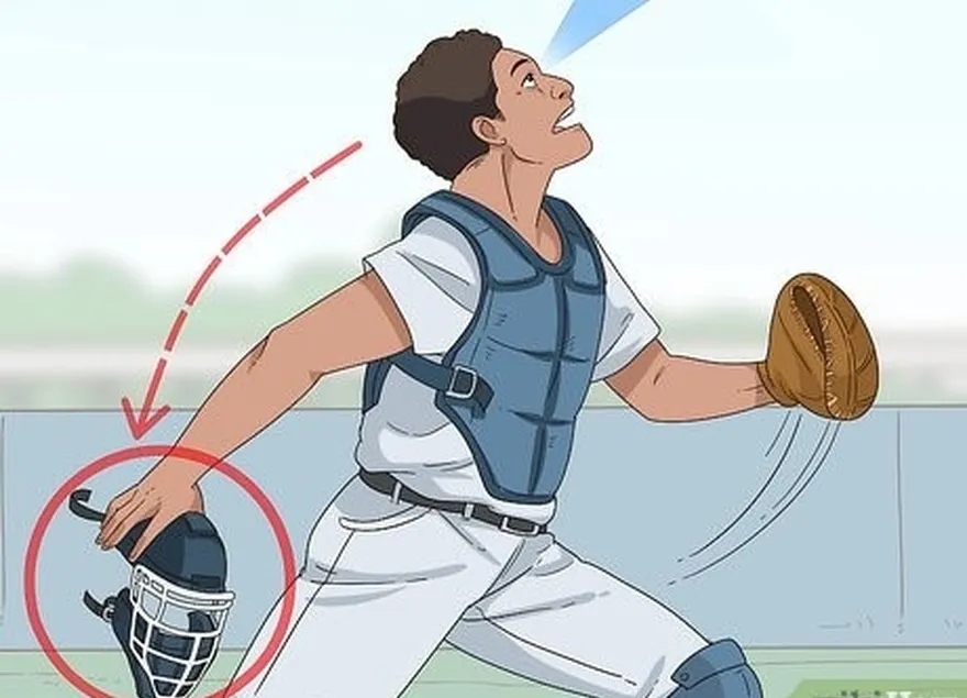 шаг 4снимайте шлем, чтобы ловить всплывающие мячи и фолы.