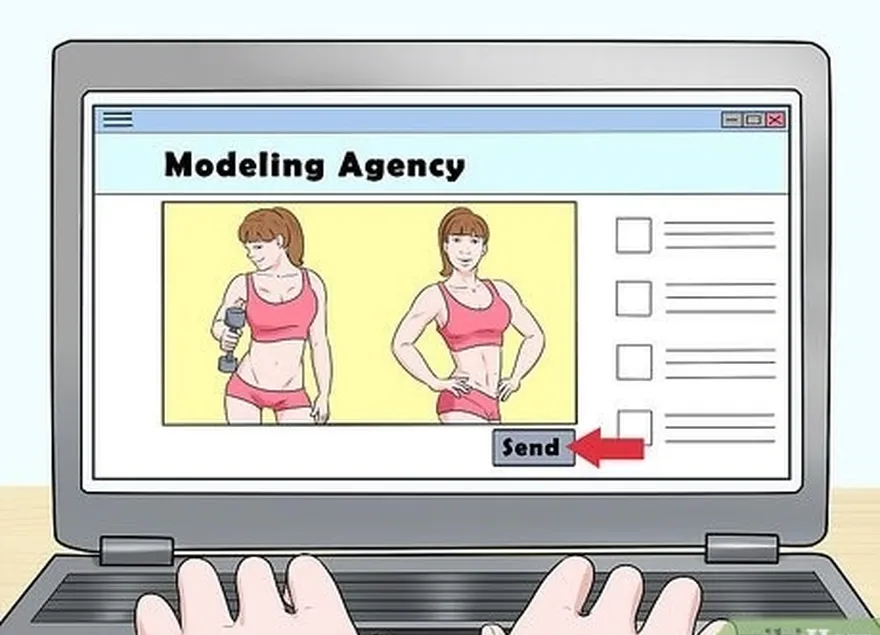 шаг 1 отправьте свои фотографии в модельные агентства.