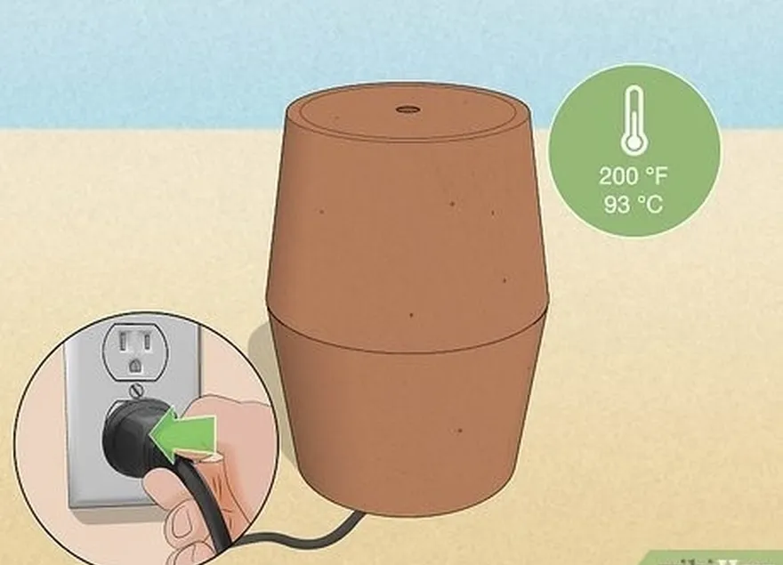 шаг 4 подключите плиту и дайте ей нагреться до 200 °f (93 °c).