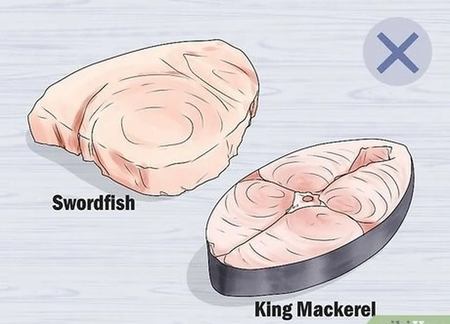 шаг 5 избегайте рыбы-меч, акулы или королевской макрели из-за содержания в них ртути.