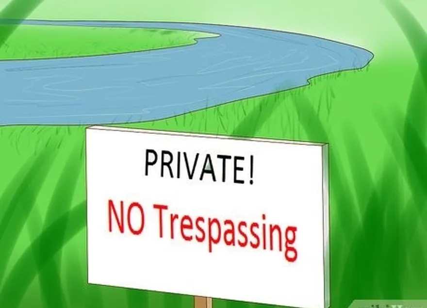 шаг 3 дон't trespass private property without consent.