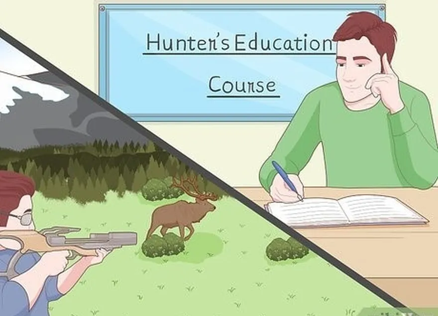 шаг 5 пройдите курс охотника's education course if necessary.