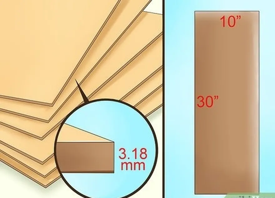 шаг 2 приобретите 6-7 кусков 30x10 plywood.