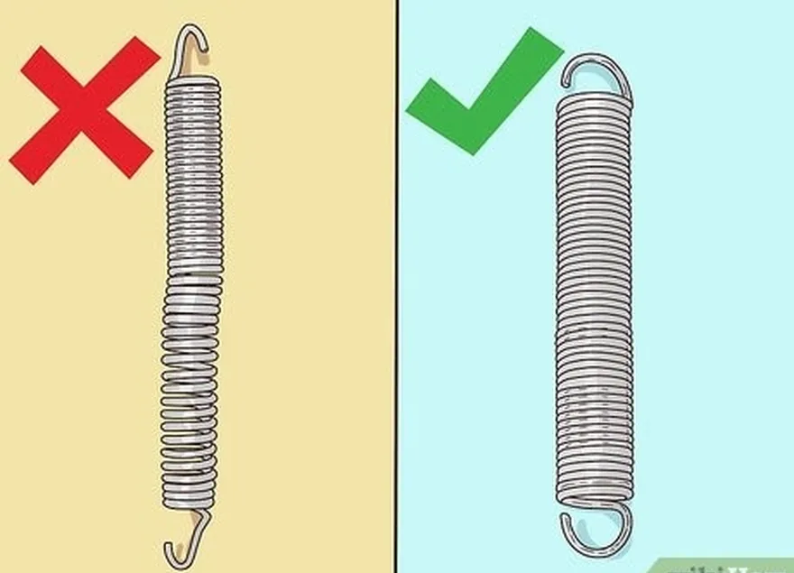 шаг 4 убедитесь, что пружина не растянута и не деформирована.