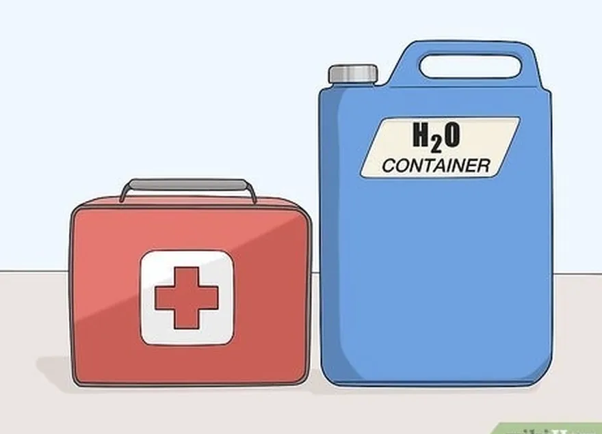 шаг 3создайте аварийный комплект с лекарствами и средствами первой помощи.