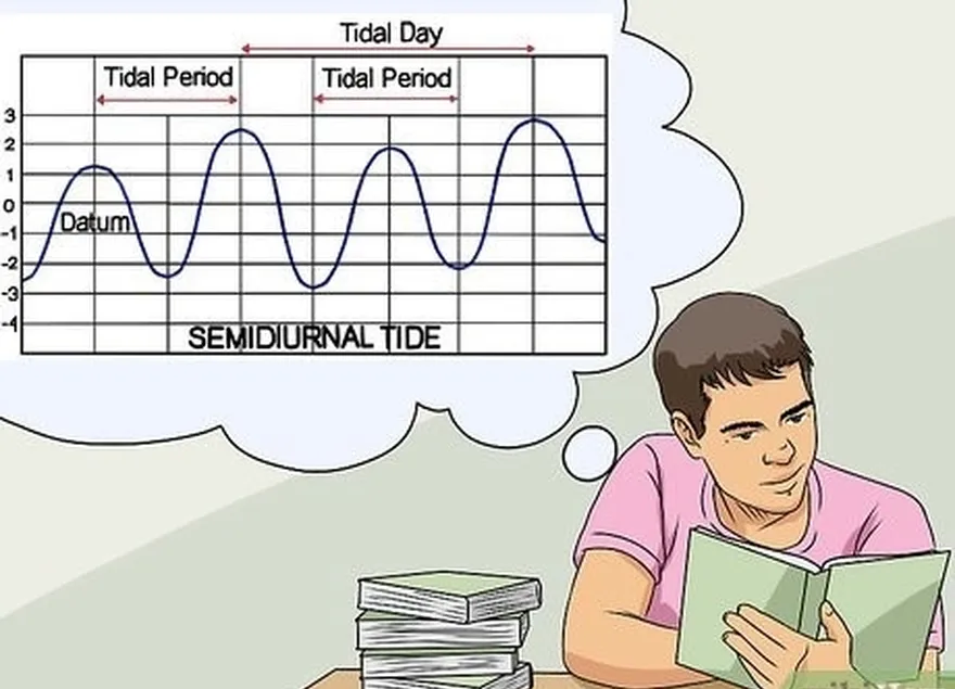 шаг 1 изучите закономерности приливов и отливов.
