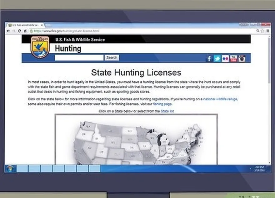шаг 2 подайте заявку на получение охотничьей лицензии в том штате, где вы хотите охотиться.