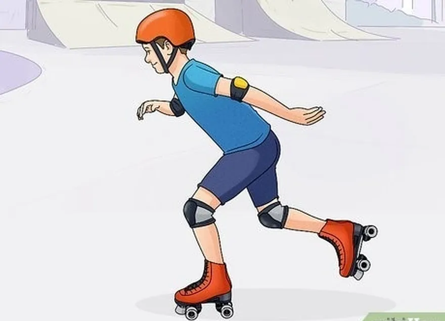 ваш ребенок's posture and arm stance can help them skate faster.