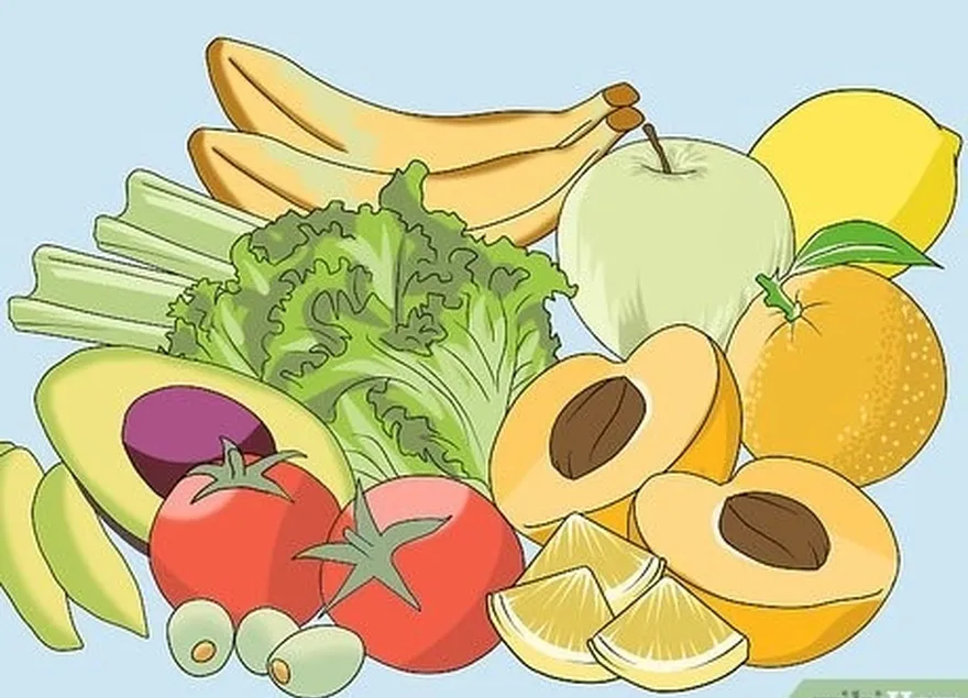 шаг 5 выбирайте свежие фрукты и овощи.