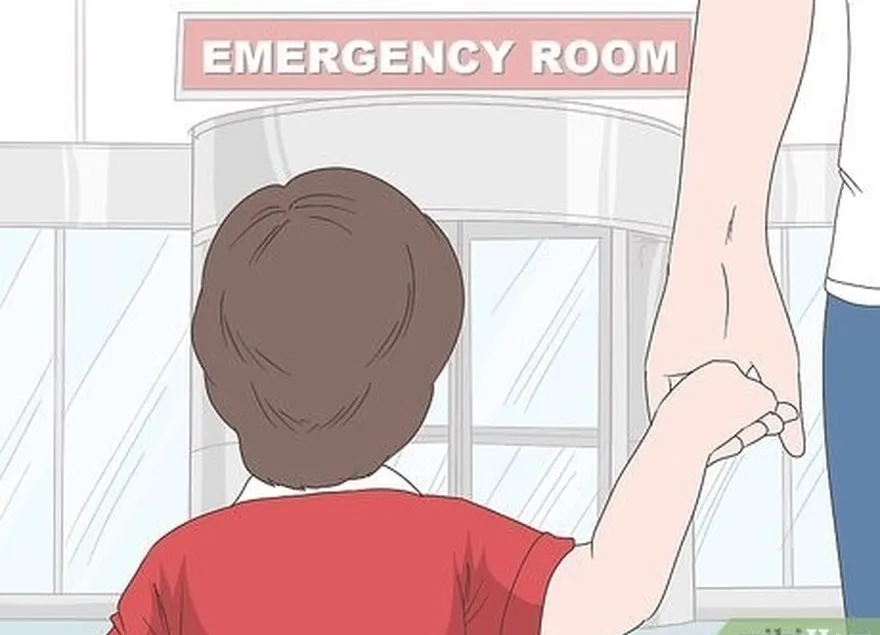 шаг 1 отведите ребенка в отделение неотложной помощи, если вы подозреваете укус паука.