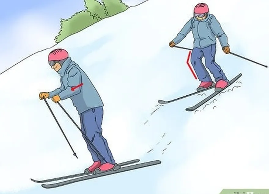 шаг 5 катайтесь на лыжах с постоянной скоростью до тех пор, пока не захотите выйти из поворота.