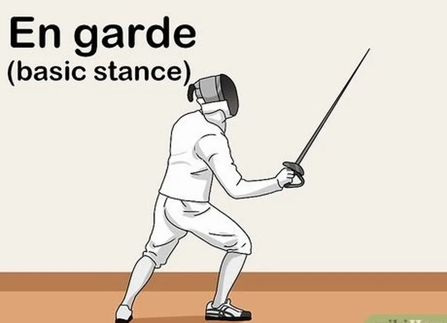 шаг 3 en garde (french term):