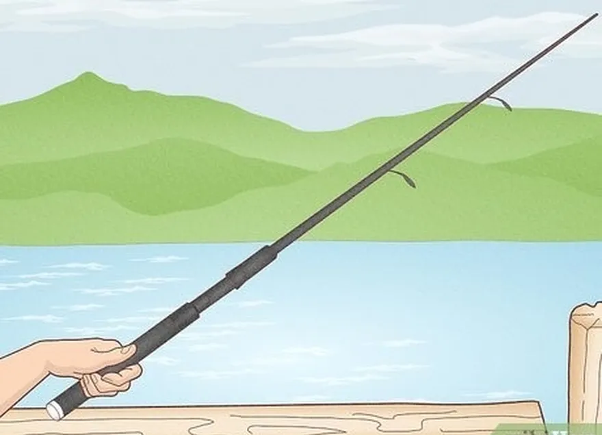 шаг 1 выберите удилище, исходя из того, что вы're fishing and the location.
