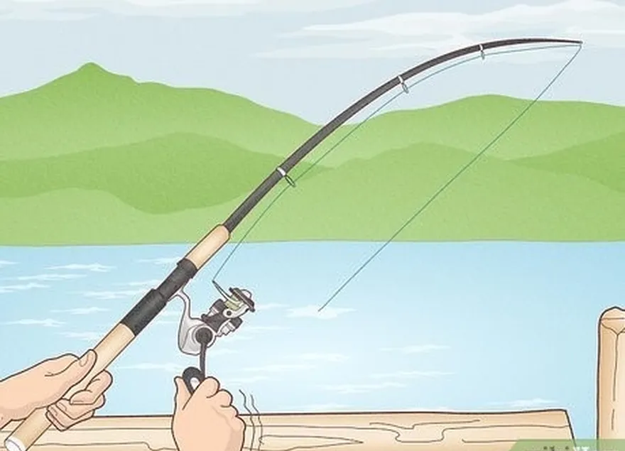 шаг 2 используйте спиннинговые удилища для неподвижной рыбалки с живой наживкой или для троллинга.