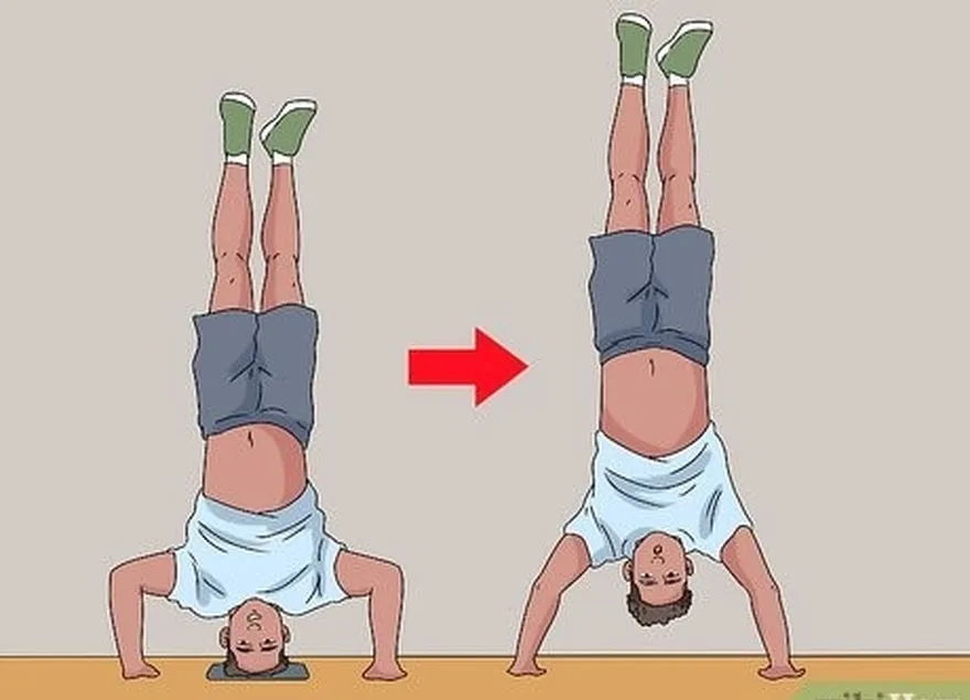 шаг 3 попробуйте bottoms-up push ups.